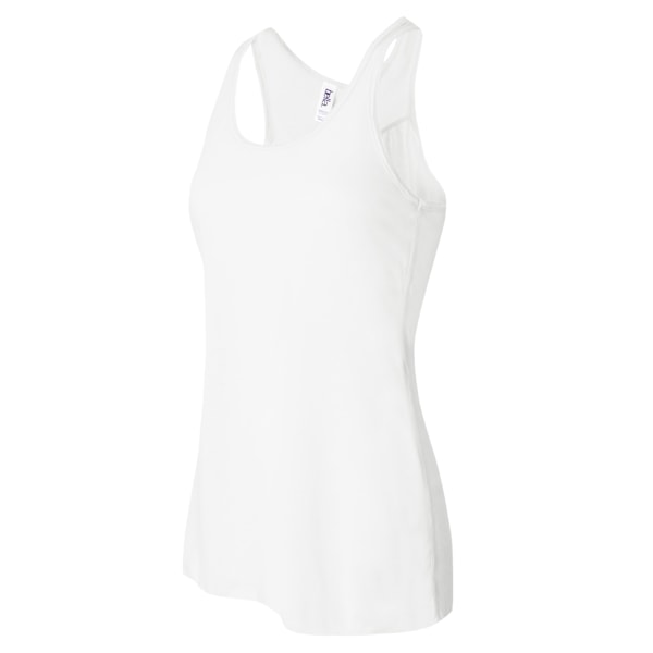 Bella Dam/Kvinnors Flowy Racerback Tank Top S Vit White S