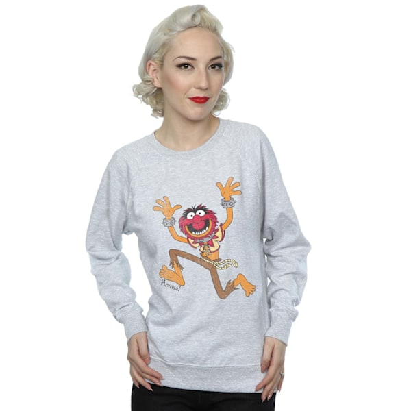 The Muppets Dam/Damer Animal Sweatshirt S Heather Grey Heather Grey S