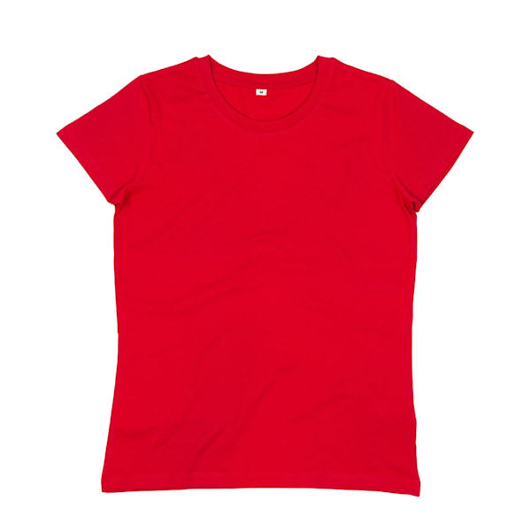 Mantis Dam/Kvinnor Ekologisk T-shirt XS Röd Red XS