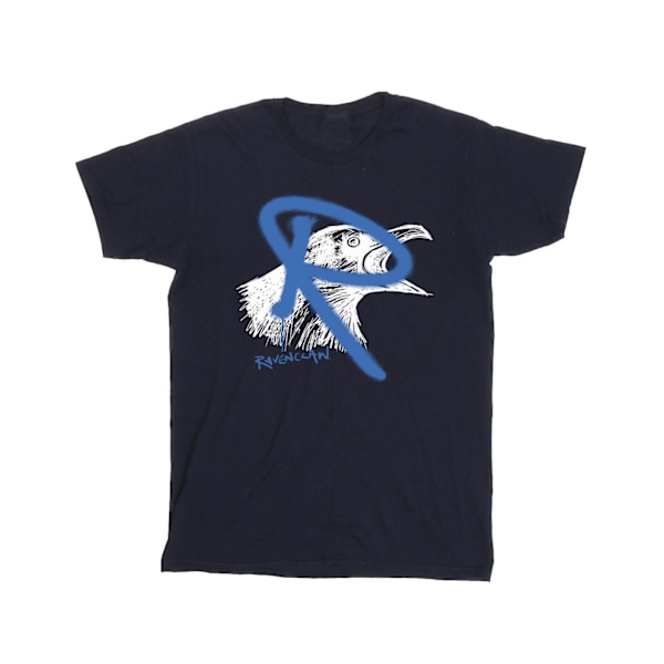 Harry Potter Herr Ravenclaw Pop Spray T-shirt XXL Marinblå Navy Blue XXL