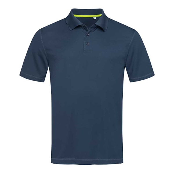 Stedman Mens Active 140 Mesh Polo 2XL Blå Blue 2XL