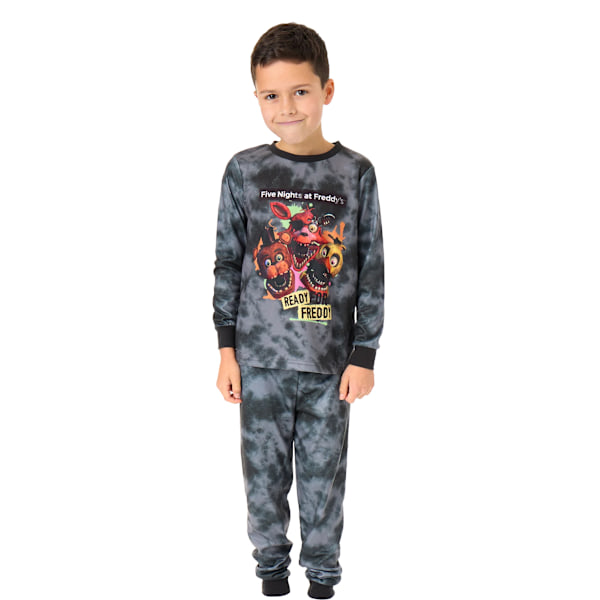 Five Nights At Freddys Pojkar Ready For Freddy Långärmad Lång Black 7-8 Years