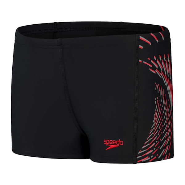 Speedo Pojkar Plastisol Badshorts 5-6 År Marinblå/Röd Navy/Red 5-6 Years