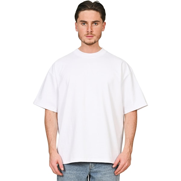 Casual Classics Unisex Vuxen Supreme Ekologisk Kammad Förlängd Ne White M