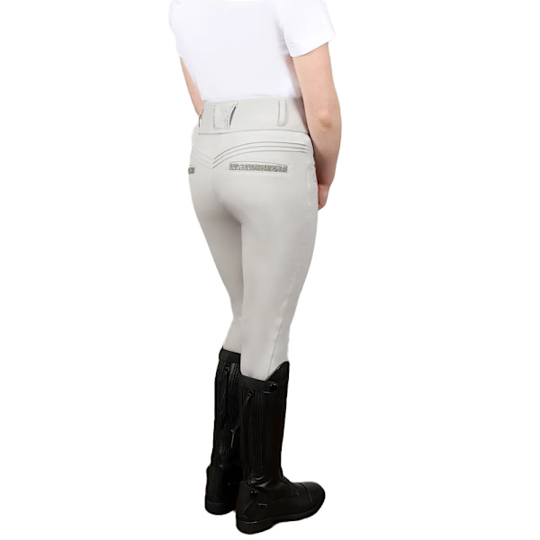Coldstream Girls Next Generation Ledmore ridbyxor 7- Pearl Grey 7-8 Years