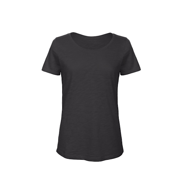 B&C Dam/Damer Favourite Organic Cotton Slub T-Shirt XS Chic Chic Black XS