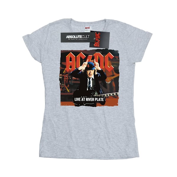 AC/DC Dam/Kvinnor Live At River Plate Columbia Records Bomull Sports Grey M
