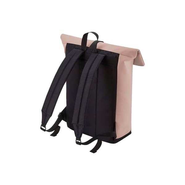 Bagbase Roll Top PU Ryggsäck One Size Nude Pink Nude Pink One Size