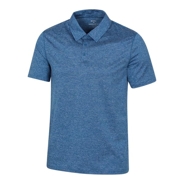 Mountain Warehouse Agra Randig Pikétröja för Herr M Blå Blue M
