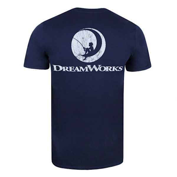 DreamWorks herrlogotyp T-shirt M marinblå Navy M