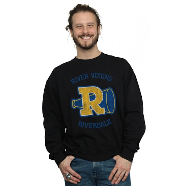 Riverdale Mens River Vixens Sweatshirt S Svart Black S