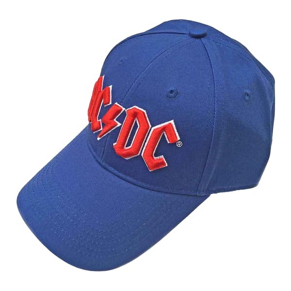 AC/DC Unisex Vuxen Logo Baseball Cap One Size Mid Blue Mid Blue One Size