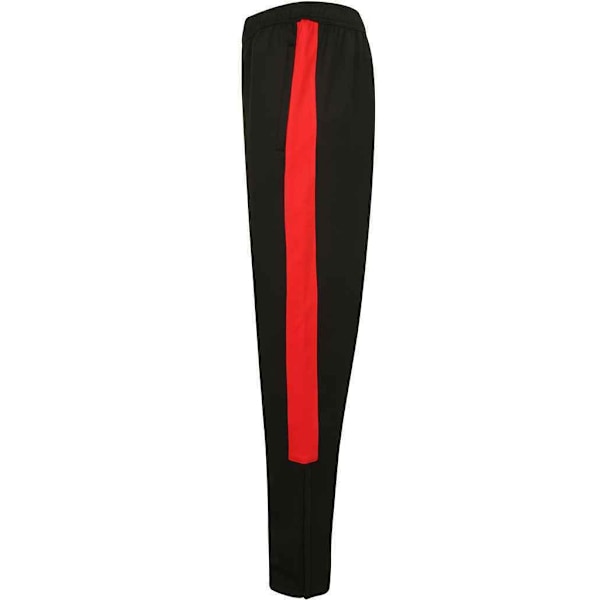 Finden & Hales Herr Stickad Träningsbyxor XS Svart/Röd Black/Red XS