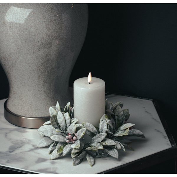 Hill Interiors Luxe Collection Natural Glow Elektrisk Ljus 15c White 15cm x 7cm x 7cm