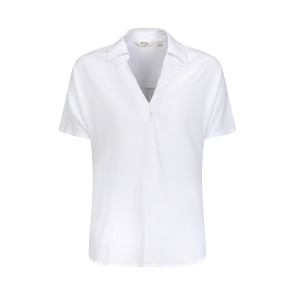Mountain Warehouse Dam/Dam Valleta kortärmad skjorta 14 White 14 UK