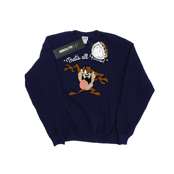 Looney Tunes Herrtröja That´s All Folks Taz 3XL Marinblå Navy Blue 3XL