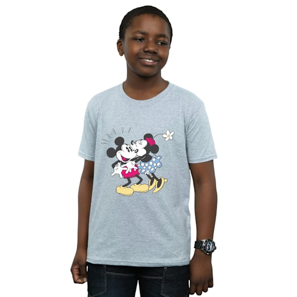 Disney Boys Mickey och Minnie Mouse Kiss T-shirt 12-13 år Sp Sports Grey 12-13 Years