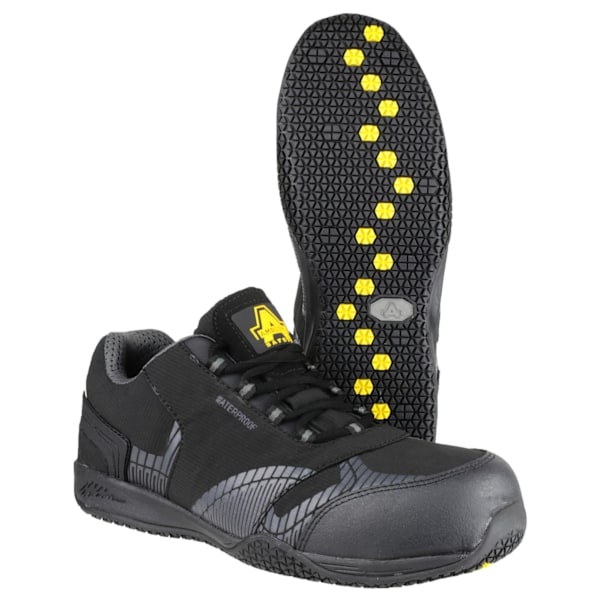 Amblers Safety FS29C Säkerhetsskor för Herr 7 UK Svart Black 7 UK