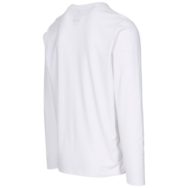 Trespass Mens Wrenburyton långärmad T-shirt S Vit White S