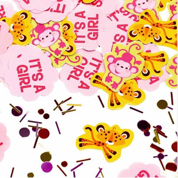 Fisher Price It´s A Girl Baby Shower Confetti One Size Multicol Multicoloured One Size
