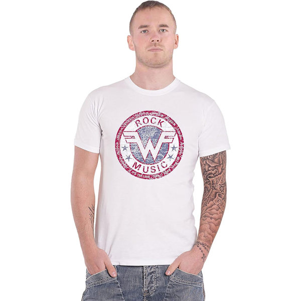 Weezer Unisex Vuxen Rock Musik Bomull T-Shirt XXL Vit White XXL