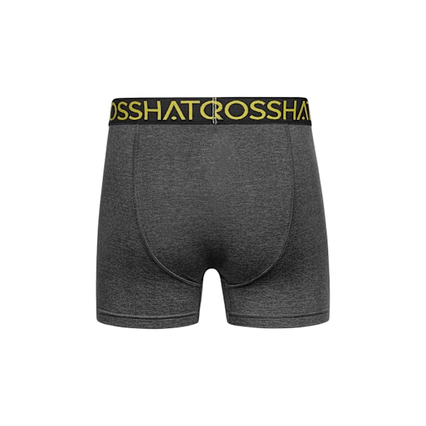 Crosshatch Chasma Boxershorts för män (3-pack) M Charcoal Charcoal M