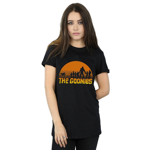 The Goonies Dam/Damer Sunset Group Bomull Boyfriend T-shirt Black L
