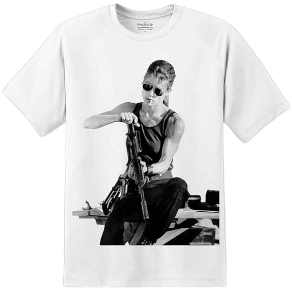 Terminator 2 Herr Sarah Connor T-shirt L Vit White L