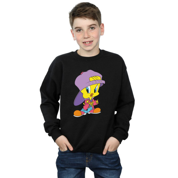 Looney Tunes Boys Tweety Pie Hip Hop Sweatshirt 3-4 år Svart Black 3-4 Years