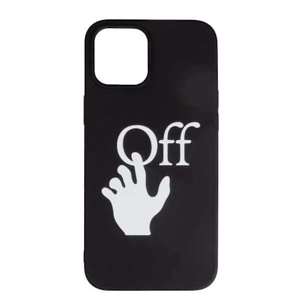 Off White iPhone 12 Pro Max Kompatibelt Mobilskal One Size Black One Size