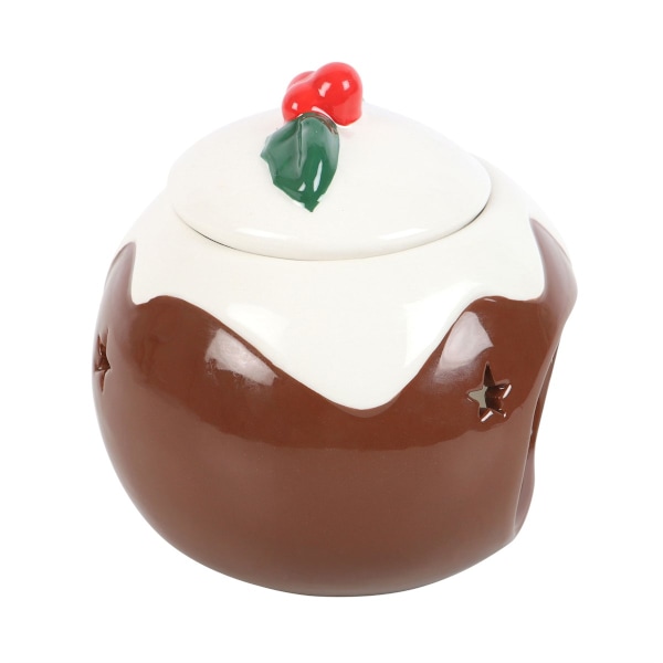 Something Different Jul Pudding Oljebrännare En Storlek Brun Brown/White One Size