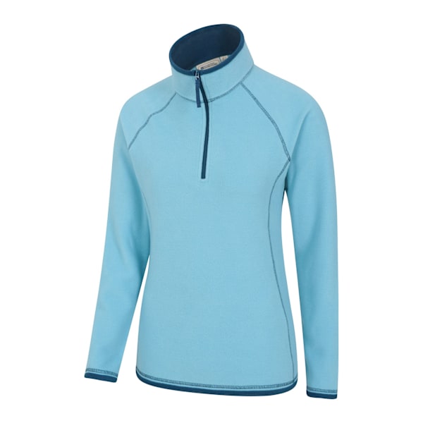 Mountain Warehouse Dam/Damer Montana Halv Zip Fleece Top 8 Blue 8 UK