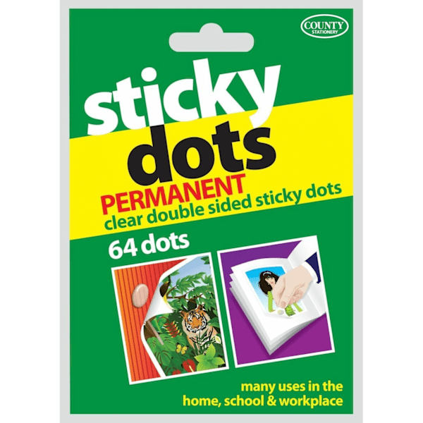 County Stationery Sticky Tabs (Förpackning om 64) En Storlek Transparent Clear One Size