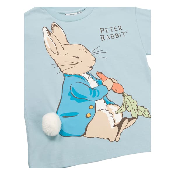 Peter Rabbit Barn/Barn Karaktär Kortärmad T-shirt 3-4 Blue 3-4 Years