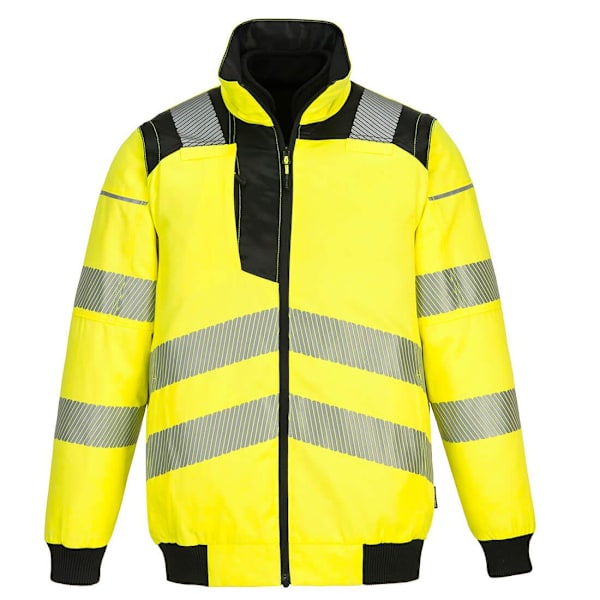 Portwest Herr PW3 Hi-Vis 3 i 1 Jacka S Gul/Svart Yellow/Black S
