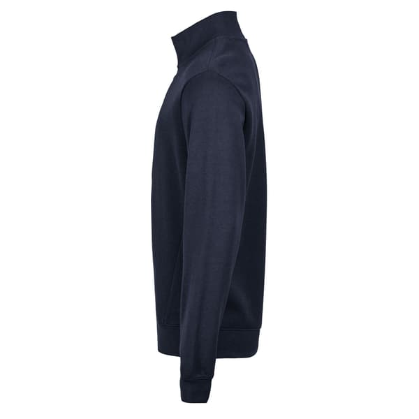 Tee Jays Herr Ribbad Interlock Half Zip Sweatshirt S Marinblå Navy S