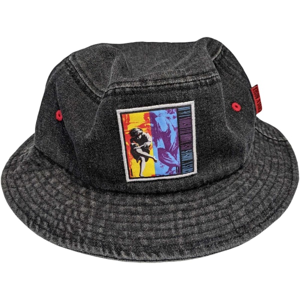 Guns N Roses Unisex Adult Use Your Illusion Bucket Hat L-XL Bla Black Denim L-XL