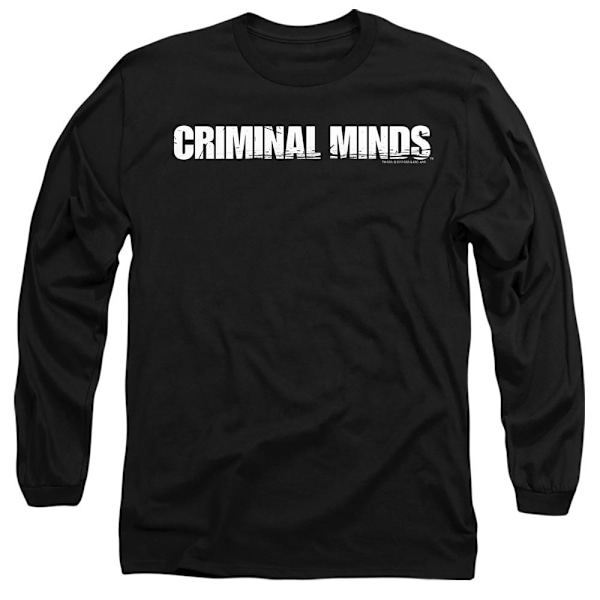 Criminal Minds Unisex Vuxen Logo T-Shirt L Svart Black L