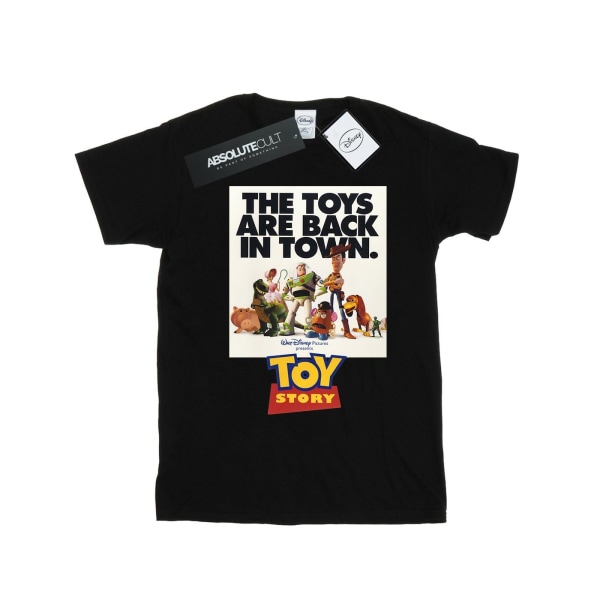 Disney Dam/Dam Toy Story Filmaffisch Bomull Pojkvän T- Black XL