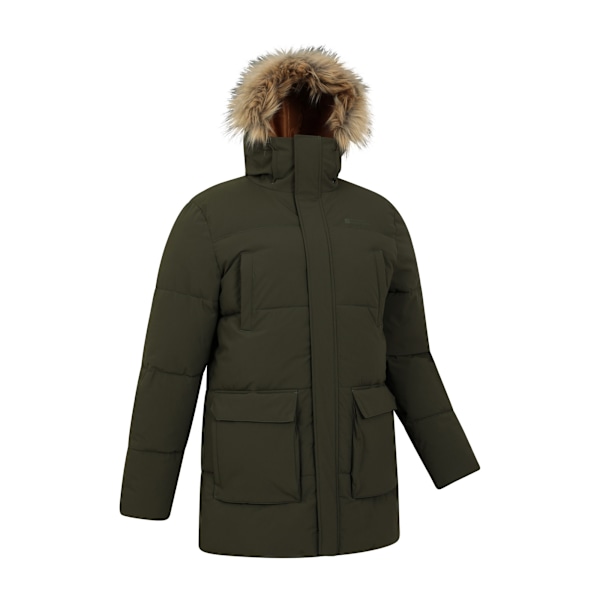 Mountain Warehouse Herr Fern Vattentät Vadderad Parka XXL K Khaki Green XXL