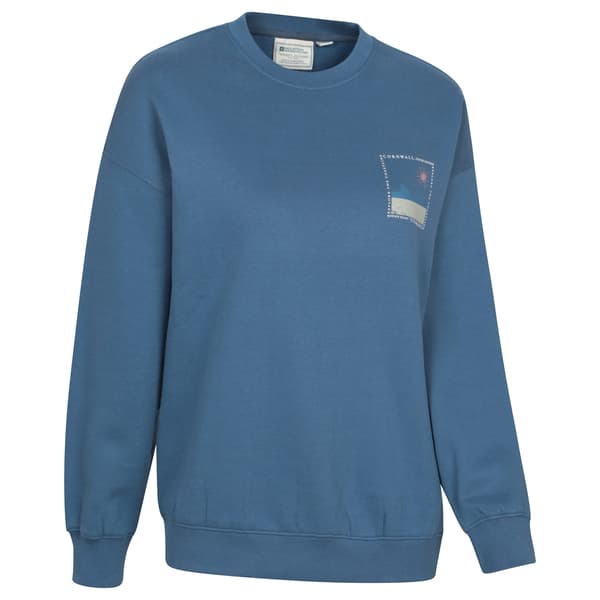 Mountain Warehouse Dam/Dam Conwall Grafisk Tröja 14 Blue 14 UK