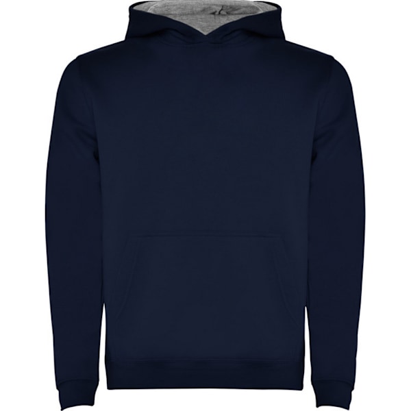 Roly Barn/Barn Urban Tröja Med Snörning 9-10 År Marinblå Navy Blue/Grey Marl 9-10 Years
