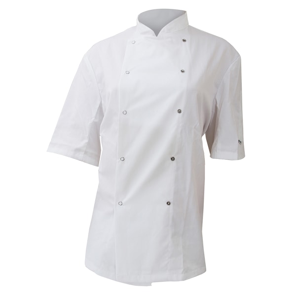 Dennys AFD Kockjacka för Herr / Kockkläder (2-pack) 2XL Vit White 2XL
