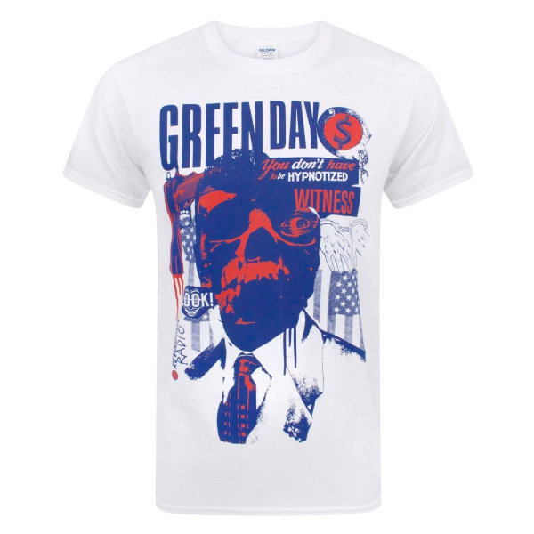 Green Day Mens Revolution Radio T-shirt XXL Vit White XXL