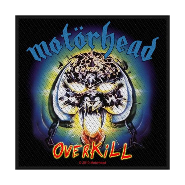Motorhead Overkill vävd patch En storlek Flerfärgad Multicoloured One Size