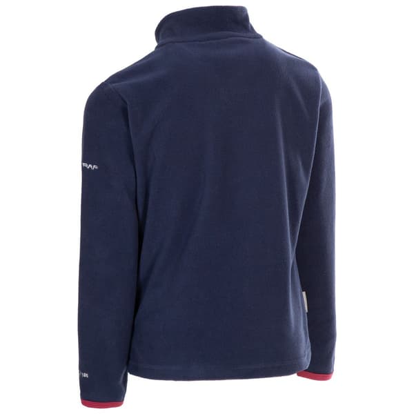 Trespass Barn/Flickor Sybil Microfleece 9/10 År Marinblå/Hallon Navy/Raspberry 9/10 Years