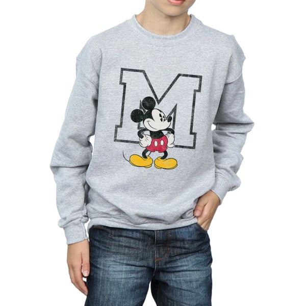 Mickey Mouse Boys Classic M Sweatshirt 5-6 år Sports Grey Sports Grey 5-6 Years