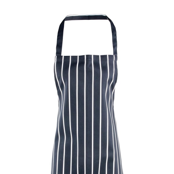 Premier Dam/Kvinnors Randig Förkläde / Arbetskläder (Slaktarestil) Navy/White One Size