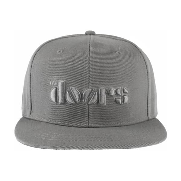 The Doors Unisex Adult Logo Snapback Cap One Size Silver Grey Silver Grey One Size