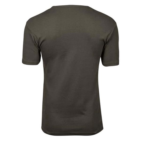 Tee Jays Herr Interlock Kortärmad T-shirt M Mörk Oliv Dark Olive M